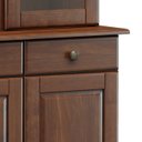 Ver mais imagens de Cristaleira 8 Portas 4 Gavetas Madeira Maciça 8963 Rubi Cafe FNT