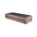 Ver mais imagens de Bicama Box Solteiro Linho Marrom 88x188x28 Cm com Colchão Auxiliar Ecoflex