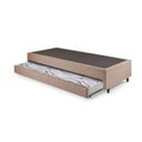 Ver imagem 7 de Bicama Box Solteiro Linho Marrom 88x188x28 Cm com Colchão Auxiliar Ecoflex