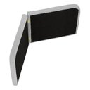 Ver imagem 5 de Cabeceira Painel Orgânico Cama Box Casal Padrão Aira 140cm Dobrável Bouclé Cinza Claro - Desk Design