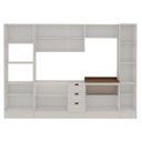 Ver imagem 4 de Cozinha Completa Modulada 6 Peças Provençal/Americano Branco/Ébano