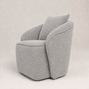 Ver imagem 4 de Poltrona Decorativa Orbe Bouclê Moscow Design Orgânico Moderno