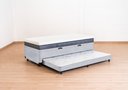 Ver imagem 3 de Cama 3 em 1 Solteirão Serenelife - Suede Cinza Claro
