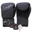 Ver imagem 1 de Kit Boxe Naja Extreme: Luva + Bandagem + Bucal - Preta