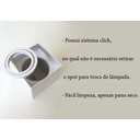 Ver imagem 4 de Kit 7 Spot Quadrado Sobrepor Ar70 Branco Direcionavel Lup01