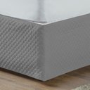 Ver imagem 1 de Saia para Cama Box Queen 198x158x35cm Tecido Percal 150 Fios Matelada Casaborda