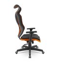 Ver imagem 2 de Cadeira Plaxmetal Gamer Vizon Dz Encosto Tela Mecanismo Relax System Detalhes Laranja