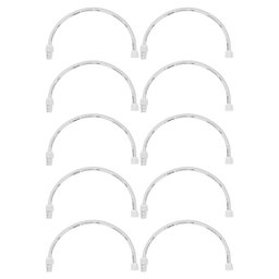 Kit Engate Flexível Pvc Fortlev 1/2 X 50cm - 10 Unidades - 1