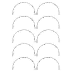Kit Engate Flexível Pvc Fortlev 1/2 X 50cm - 10 Unidades