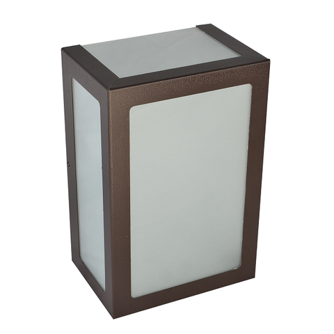 Arandela De Aluminio E27 Bivolt Marrom Rioprelustres 6213 Arandela 6213