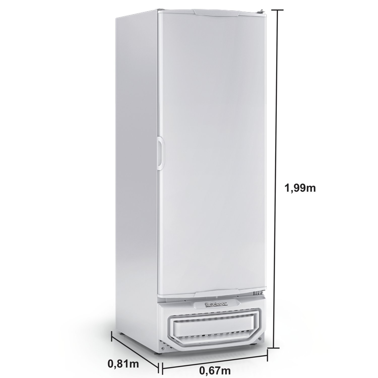 Freezer/Refrigerador Vertical Tripla Ação 577 litros Porta Cega GPC-57 TE BR Gelopar 220V - 4