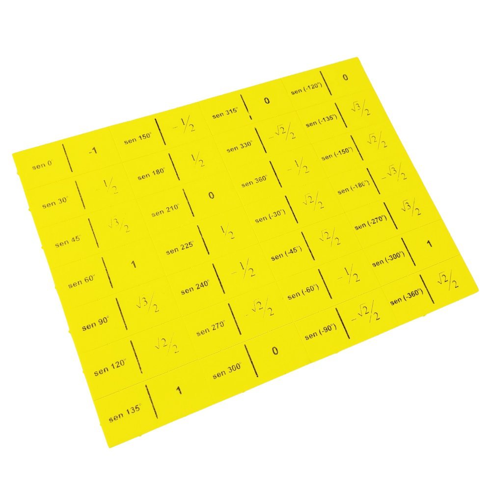 Dominó Trigonométrico Em EVA Material Pedagógico Didático - 3