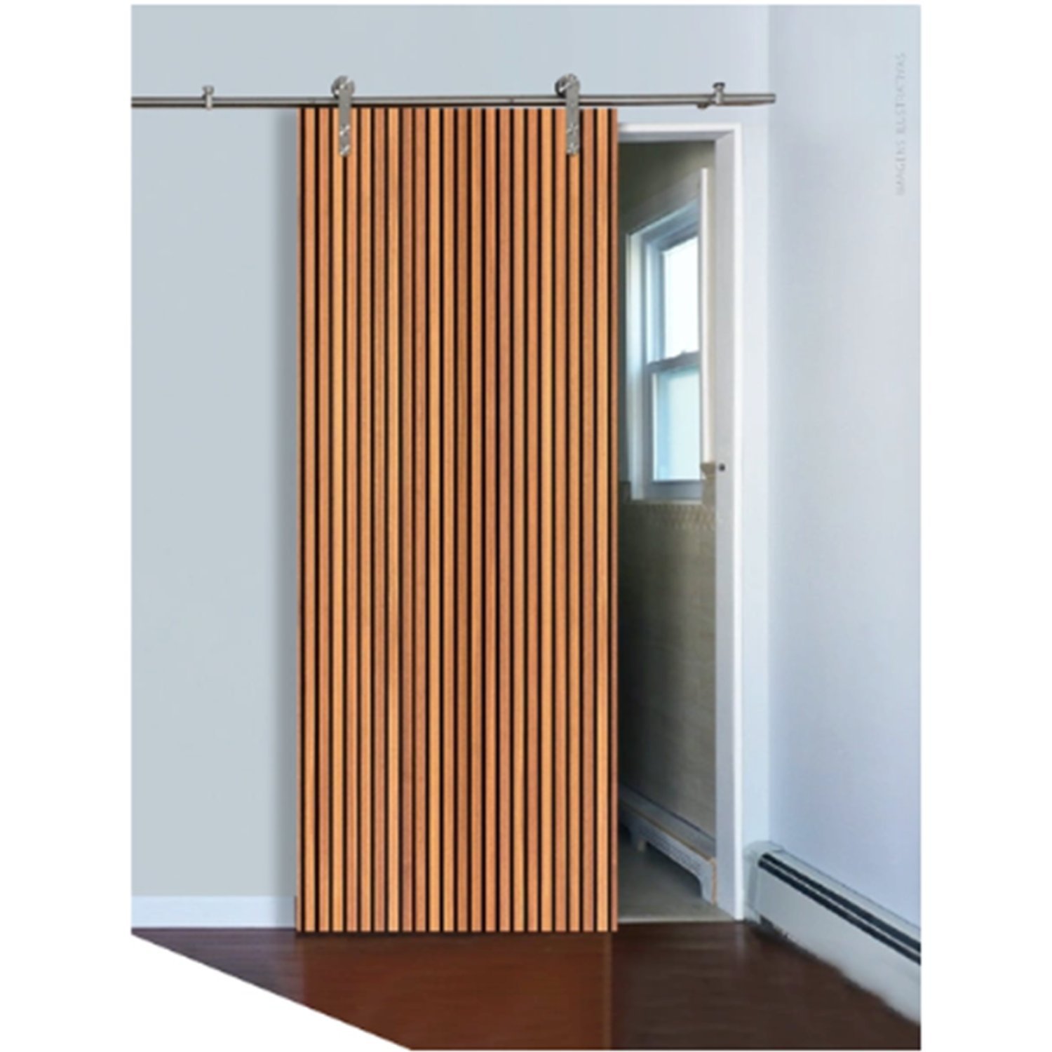 Folha de Porta 210x72cm Tauari Ripada Faroni Mapaf