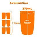 Ver imagem 5 de Conjunto de Copos de Vidro Diamond Fio de Ouro 270ml 6 peças - Lyor