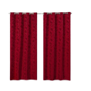 Ver imagem 1 de Cortina Jacquard 8,00x2,30 Para Trilho Suíço:Vermelho