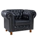 Ver imagem 1 de Poltrona Chesterfield Vittorio Via Encanto Courano Preto
