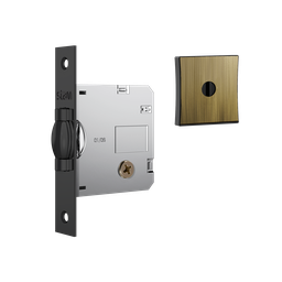 Fechadura Stam Trinco Rolete Classic 1005 Tetra Externa Roseta Quadrada Antique E-coat - 1
