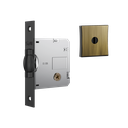 Ver imagem 1 de Fechadura Stam Trinco Rolete Classic 1005 Tetra Externa Roseta Quadrada Antique E-coat