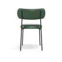 Ver imagem 6 de Kit 4 Cadeiras Escritório Stela Couríssimo Verde - Belliv Decor