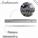 Ver imagem 3 de Kit 20 Puxador Port Gaveta Móveis Cozinh Drop Alumínio 200mm - Prata