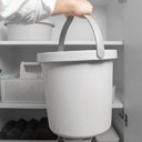 Ver imagem 4 de Balde Multiuso Bico Duplo Bege Flow 8,5l com Marcação Litros