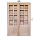 Ver imagem 7 de Porta Balcão de Abrir / Abrir Meia Almofada Madeira Padrão Cedro Reto Bat 14cm - 2.15 (a) X 1.80 (l)