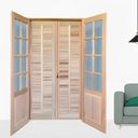 Ver mais imagens de Porta Balcão de Abrir / Abrir Meia Almofada Madeira Padrão Cedro Reto Bat 14cm - 2.15 (a) X 1.80 (l)