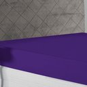 Ver imagem 3 de Lençol com Elástico Casal Nobre Viúva 1 Peça 30cm de Altura Malha 100% Algodão - Roxo
