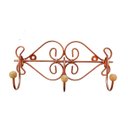 Ver imagem 1 de Cabide Parede Porta Toalha Roupas Ferro Decoração Rose Gold
