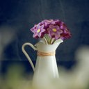 Ver imagem 1 de Buquê de de Rosas Artesanal de Madeira:roxo