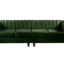 Ver imagem 2 de Sofá 4 Lugares Decoração Retrô Clássico Realeza Chesterfield Verde