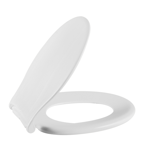 Assento Plástico Oval Branco Infantil Astra
