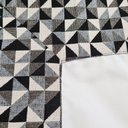Ver imagem 3 de Toalha Mesa Gabardine Borda Jacquard 1,45x1,45 4 Lugares Branco