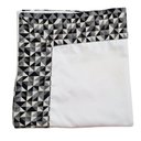 Ver imagem 2 de Toalha Mesa Gabardine Borda Jacquard 1,45x1,45 4 Lugares Branco