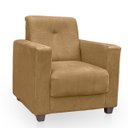 Ver imagem 4 de Poltrona Cadeira para Sala Confortável Reforçada Veneza Suede