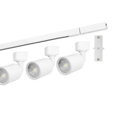 KIT Trilho com 3 Spots 3000k Direct LED Taschibra - 4