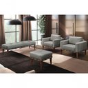 Ver imagem 4 de Recamier Valentin Luxo Madeira Maciça Castellar Móbile Linho Cinza