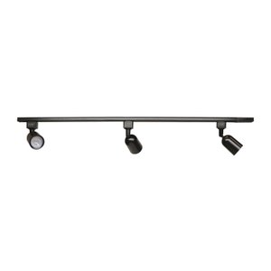 KIT Trilho com 3 Spots 3000k Direct LED Taschibra