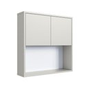 Ver imagem 6 de Armários Modulares de Banheiro Crart-CON018 9 Portas MDP 176,6cm Bege Multimóveis