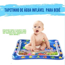 TAPETE DE AGUA INFLAVEL ATIVIDADES BEBE INFANTIL ALMOFADA INTERATIVA FUNDO DO MAR PISCINA SENSORIAL - 6