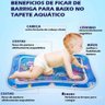 TAPETE DE AGUA INFLAVEL ATIVIDADES BEBE INFANTIL ALMOFADA INTERATIVA FUNDO DO MAR PISCINA SENSORIAL - 7