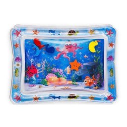 TAPETE DE AGUA INFLAVEL ATIVIDADES BEBE INFANTIL ALMOFADA INTERATIVA FUNDO DO MAR PISCINA SENSORIAL - 5