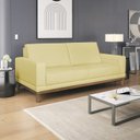 Ver imagem 7 de Sofa 2 Lugares 160 cm Crons Suede Bege Vazzano