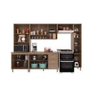 Ver imagem 2 de Cozinha Modulada Completa Fidelitá Paris 5 Peças 295cm 12 Portas 3 Gavetas com Tampo