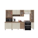 Ver imagem 3 de Cozinha Modulada Completa Fidelitá Paris 5 Peças 295cm 12 Portas 3 Gavetas com Tampo