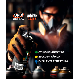 Orbi Tinta Spray Alta Temperatura Preto 340ml/220g - 6