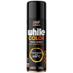 Orbi Tinta Spray Alta Temperatura Preto 340ml/220g - 1