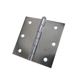 Kit 6 Dobradiça Zincada Porta / Janela Pino Solto Real 3x3" - 1