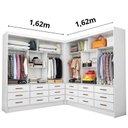 Ver imagem 3 de Closet 6 Portas 18 Gavetas Domus - Grand Line