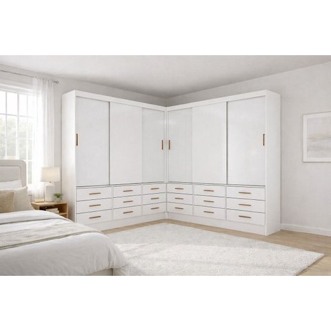 Closet 6 Portas 18 Gavetas Domus - Grand Line